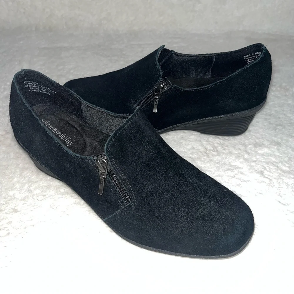 Sole Sensability size 8 Kohl’s black clogs - Picture 11 of 12